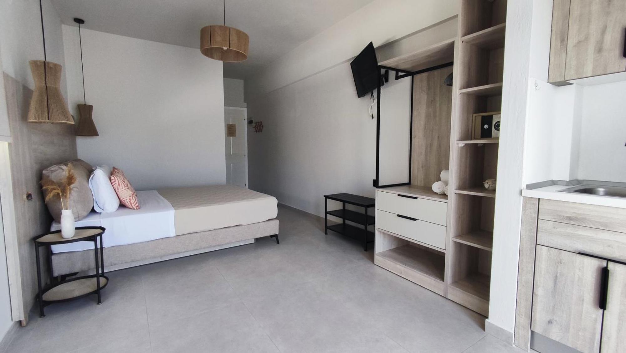Nostos Studios Golden Beach Chrisi Ammoudia Exterior foto